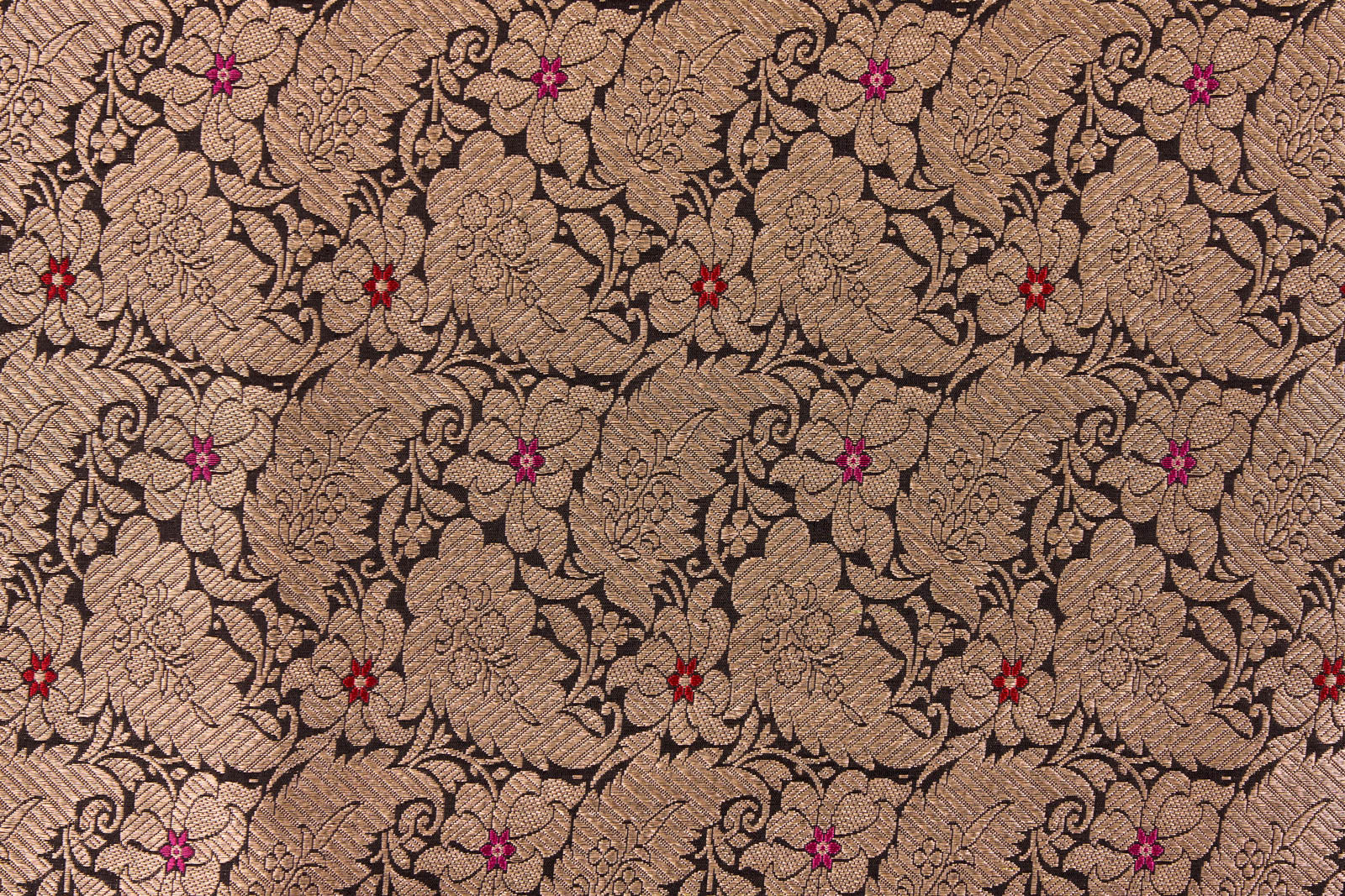 Black Handwoven Banarasi Silk Fabric