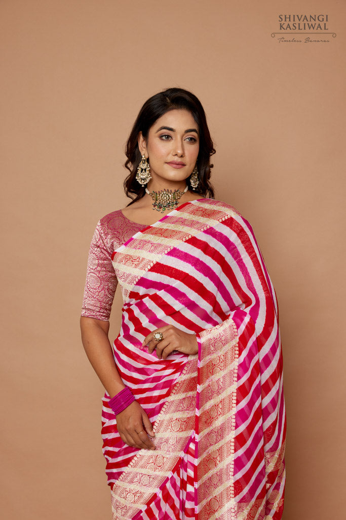 Leheriya Saree - Buy Trending Leheriya Rajasthani Sarees Online