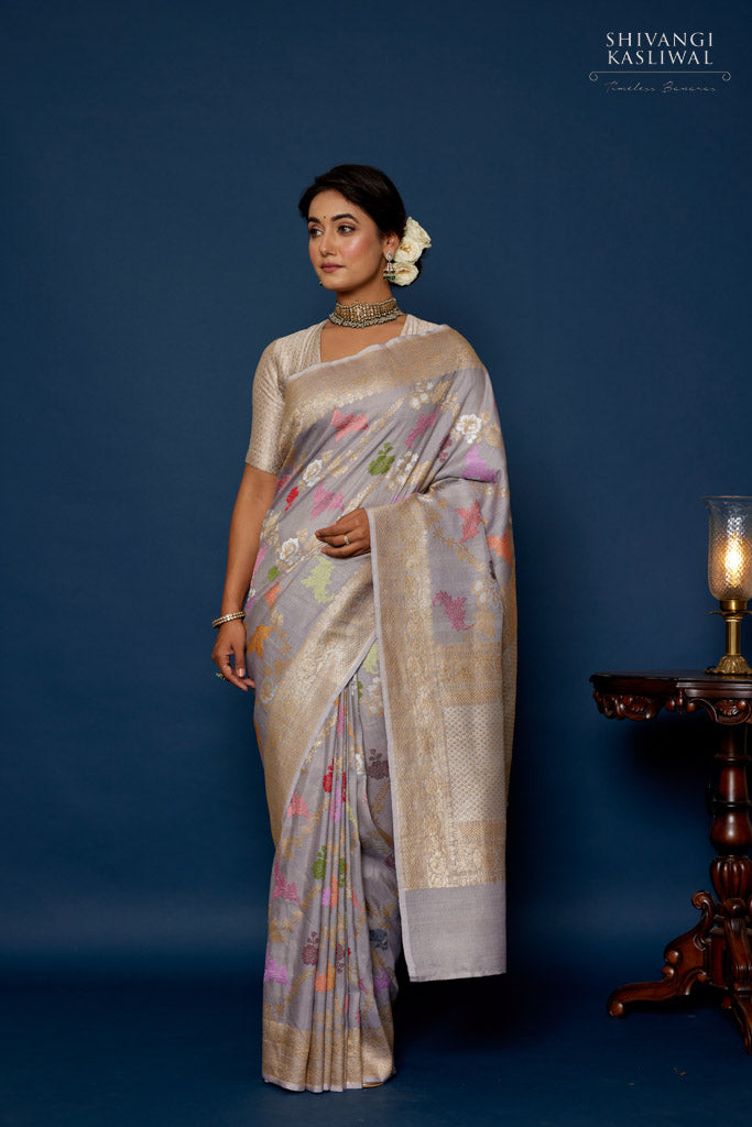Chocolate Brown And White Designer Georgette Sarees Get Extra 10% Disc –  Dailybuyys