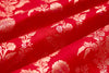 Red Handwoven Banarasi Raw Silk Fabric