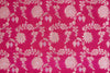 Pink Dual Tone Handwoven Banarasi Silk Fabric