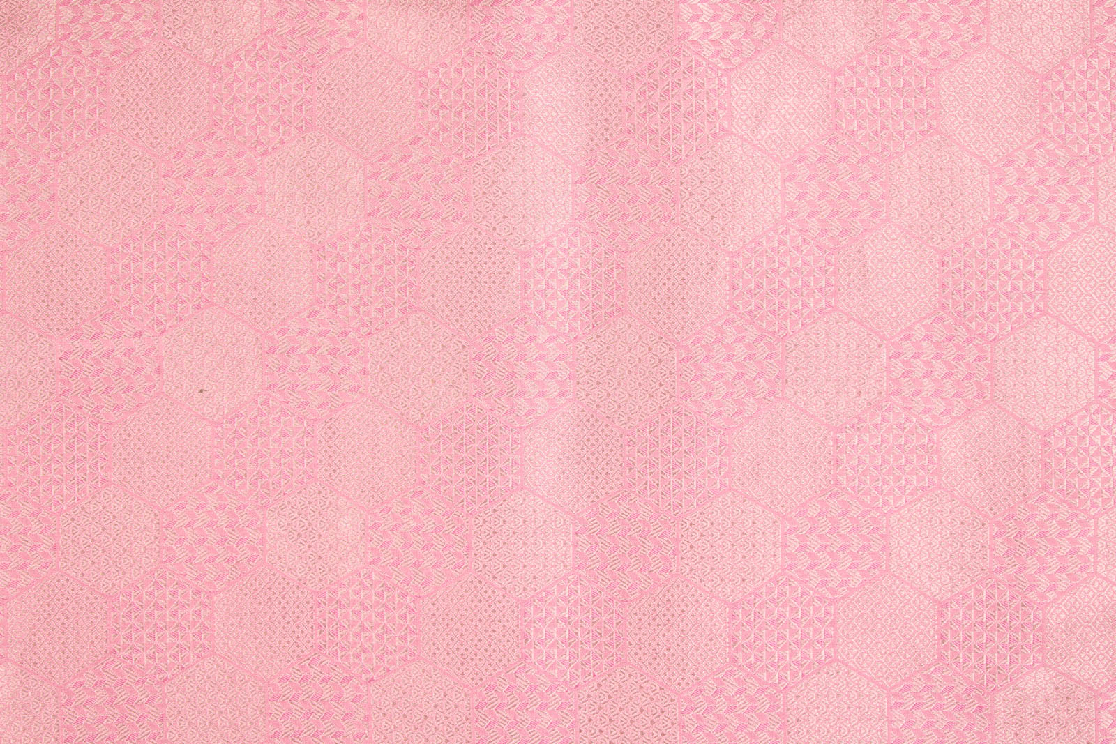 Baby Pink Handwoven Banarasi Silk Fabric