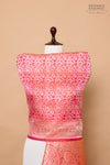 Pink Dual Tone Handwoven Banarasi Silk Dupatta