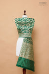 Green Handwoven Banarasi Silk Dupatta