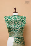 Green Handwoven Banarasi Silk Dupatta