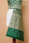 Green Handwoven Banarasi Silk Dupatta