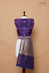 Purple Handwoven Banarasi Silk Dupatta