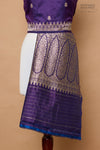 Purple Handwoven Banarasi Silk Dupatta