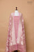 Onion Pink Handwoven Banarasi Georgette Tissue Suit Piece