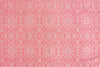 Coral Handwoven Banarasi Brocade Fabric