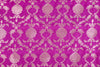 Magenta Pink Handwoven Banarasi Silk Fabric