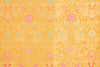 Yellow Handwoven Banarasi Brocade Fabric