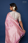 Pink Handwoven Banarasi Silk Saree
