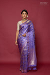 Lavender Handwoven Banarasi Silk Saree