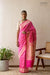 Rani Pink Handwoven Banarasi Kadhua Silk Saree