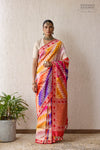 Multicolor Rangkat Handwoven Banarasi Kadhua Silk Saree