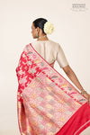 Red Handwoven Banarasi Kadhua Silk Saree