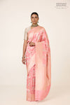 Pink Handwoven Banarasi Silk Saree