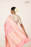 Pink Handwoven Banarasi Silk Saree