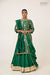 Bottle Green Silk Lehenga Set