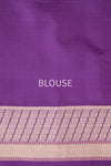 Purple Handwoven Banarasi Kadhua Silk Saree