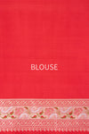 Red Handwoven Banarasi Kadhua Silk Saree