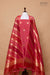 Dark Pink Handwoven Banarasi Dupion Silk Suit Piece