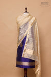 Purple Handwoven Banarasi Silk Suit Piece