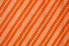 Orange Handwoven Banarasi Silk Fabric