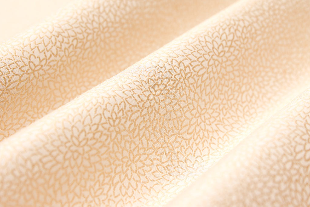 Off-White Handwoven Banarasi Brocade Fabric