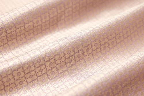 Lavender Handwoven Banarasi Brocade Fabric