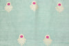 Powder Blue Handwoven Banarasi Raw Silk Fabric