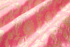 Baby Pink Handwoven Banarasi Silk Fabric