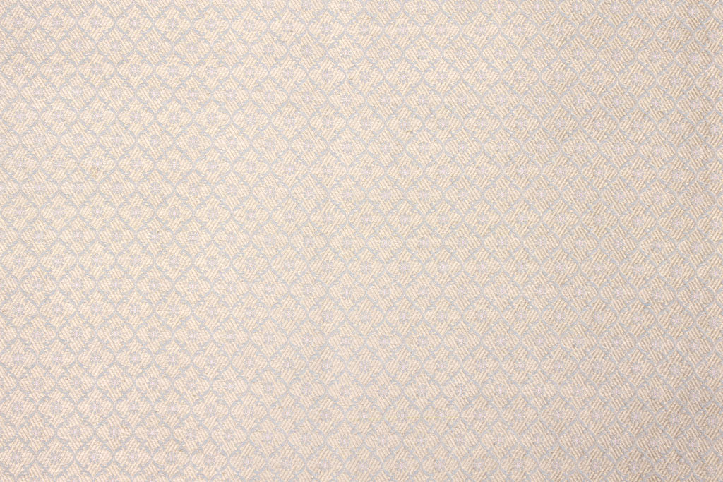 Grey Handwoven Banarasi Brocade Fabric