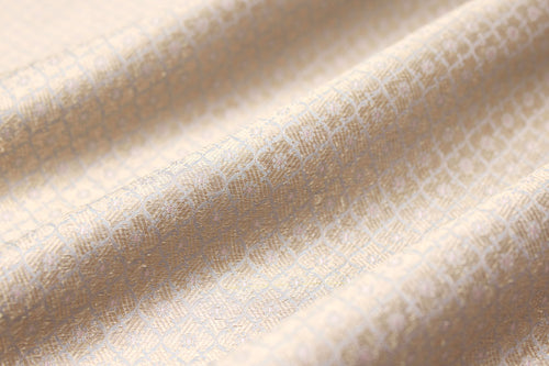 Grey Handwoven Banarasi Brocade Fabric