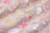 Lavender Handwoven Banarasi Tissue Silk Fabric