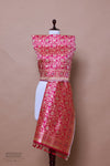 Pink Dual Tone Handwoven Banarasi Silk Dupatta