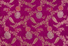 Magenta Pink Handwoven Banarasi Silk Fabric