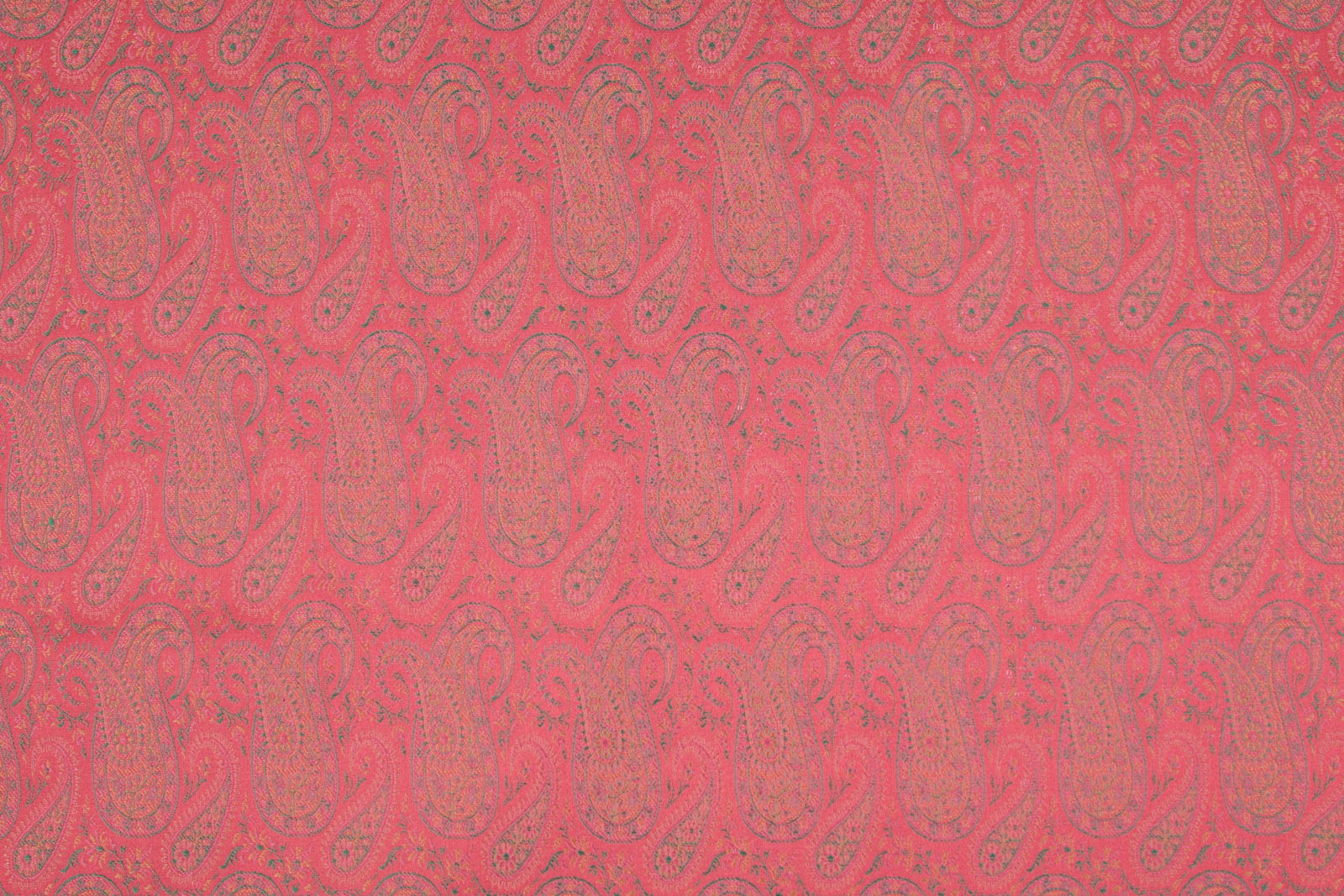 Pink Handwoven Tanchoi Silk Fabric