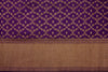 Purple Handwoven Banarasi Silk Fabric