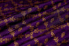 Purple Handwoven Banarasi Silk Fabric