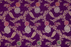 Purple Handwoven Banarasi Silk Fabric