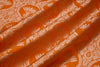 Orange Handwoven Banarasi Silk Fabric