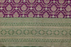 Purple Handwoven Banarasi Brocade Fabric