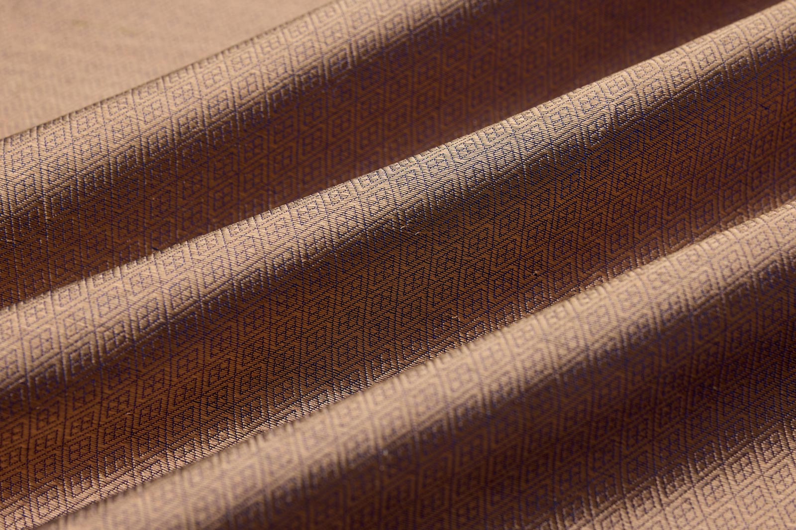 Royal Blue Handwoven Banarasi Silk Fabric