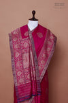 Pink Dual Tone Handwoven Banarasi Kadhua Silk Saree
