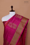 Pink Dual Tone Handwoven Banarasi Tussar Silk Saree