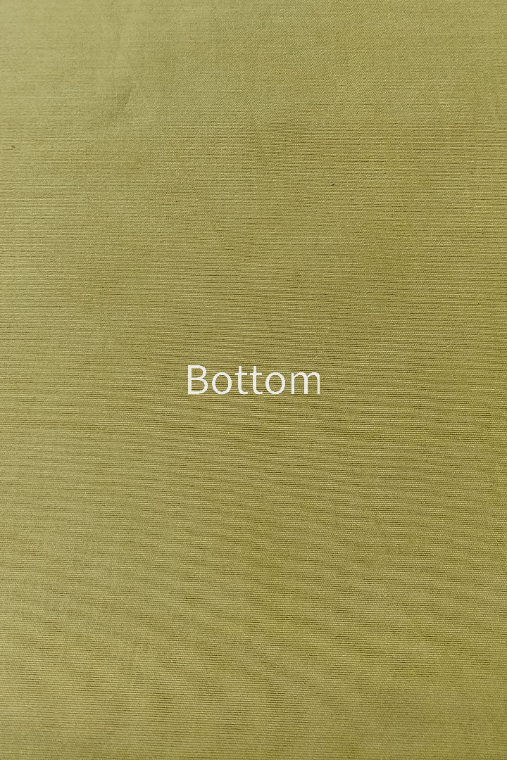 Light Yellow Handwoven Banarasi Kora Cotton Suit Piece