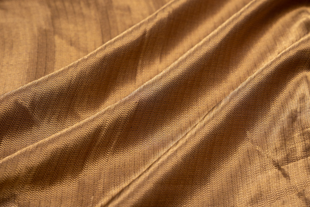 Gold Handwoven Banarasi Brocade Fabric