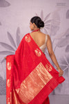 Red Handwoven Banarasi Pure Silk Saree